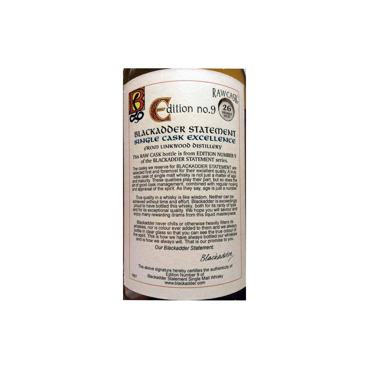 Linkwood 1987 26 Years Single Malt Whisky 3