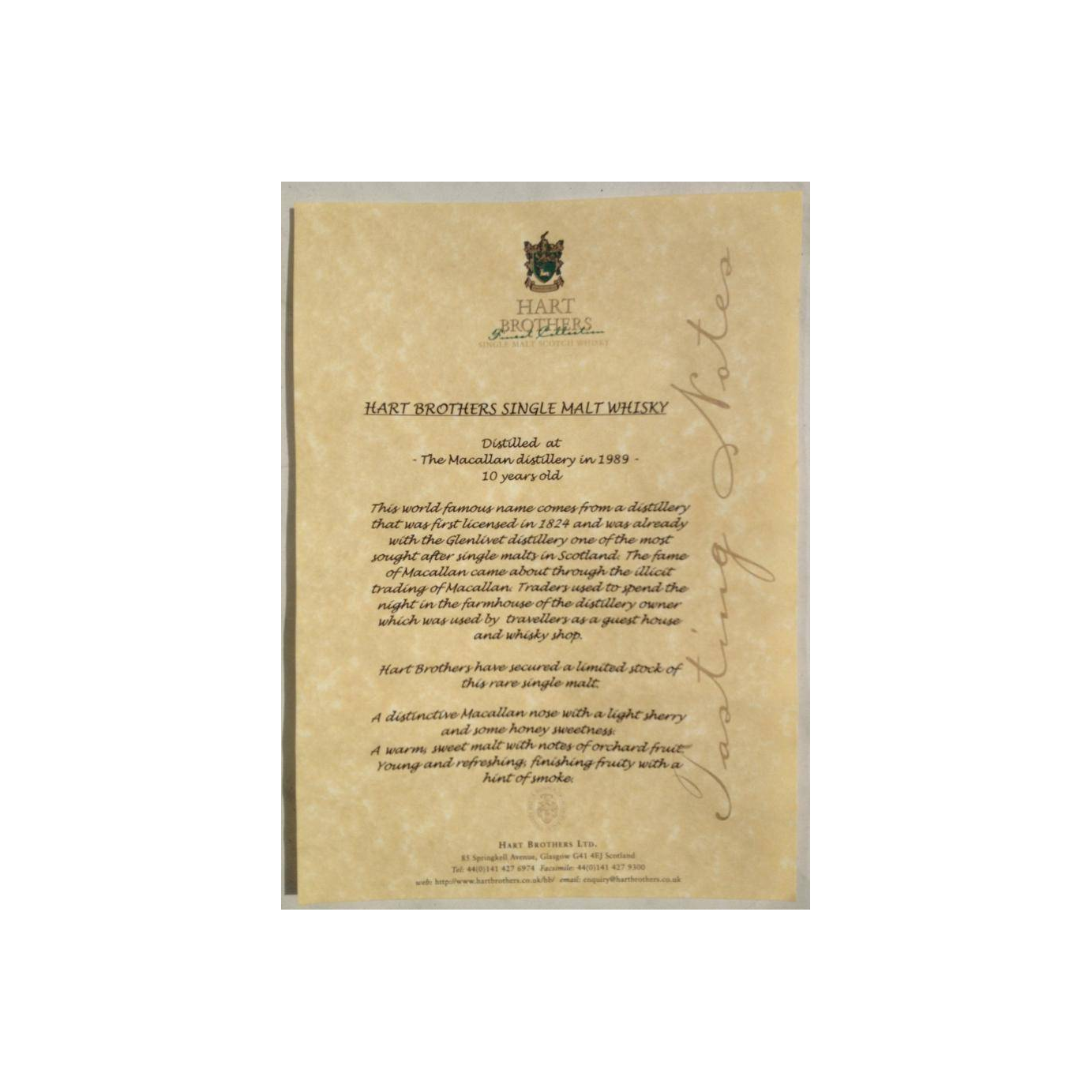 The Macallan Finest Collection 1989 10 Years Single Malt Whisky 3