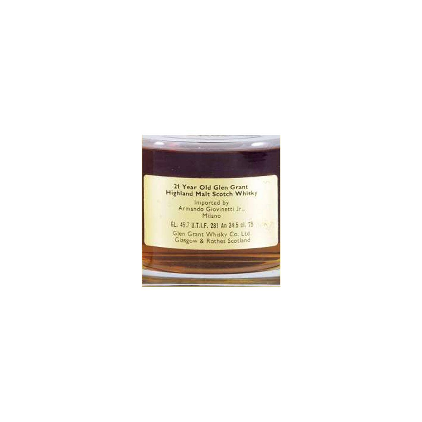 Glen Grant 21 Years Single Malt Whisky 2
