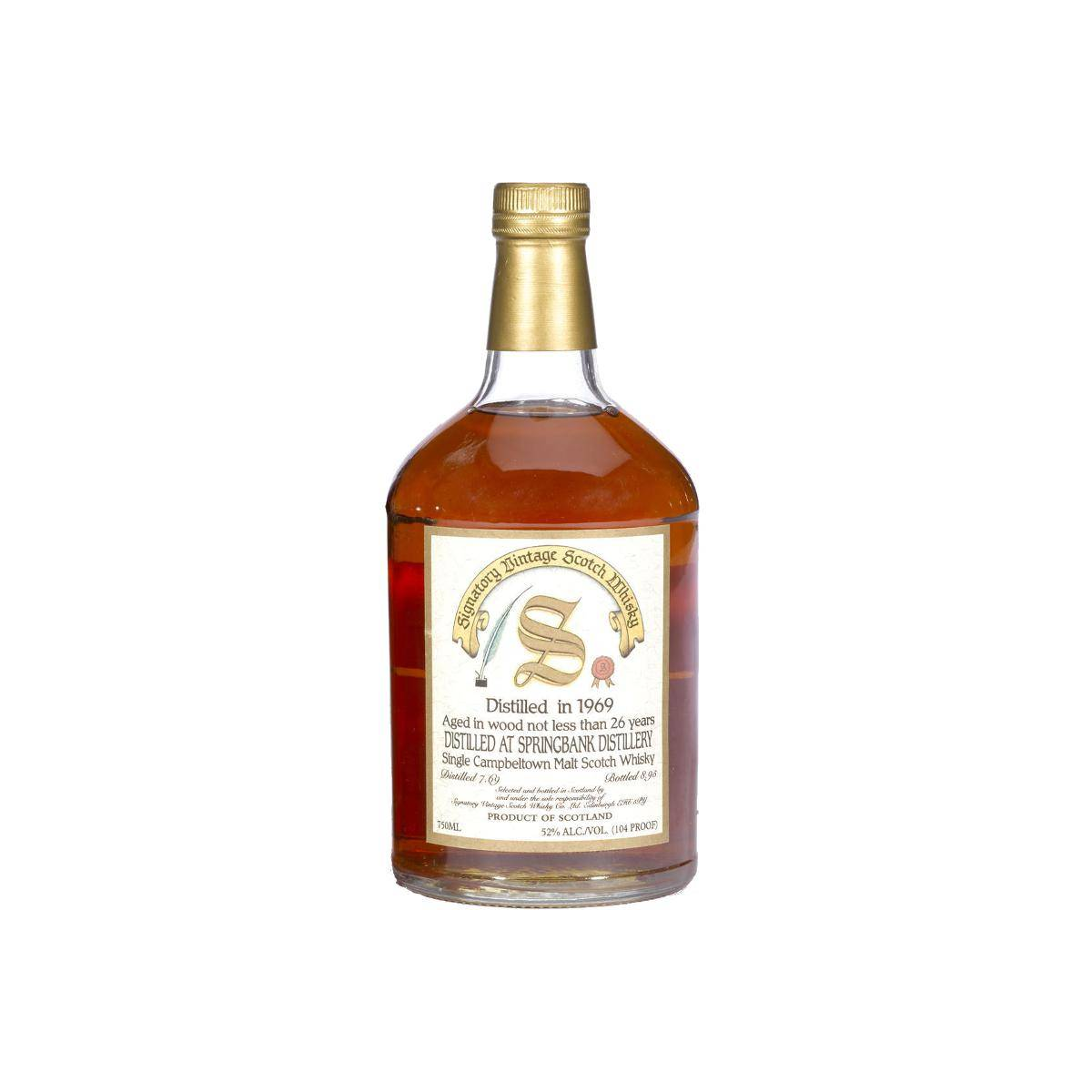 Springbank Vintage Collection - Dumpy 1969 26 Years Single Malt Whisky
