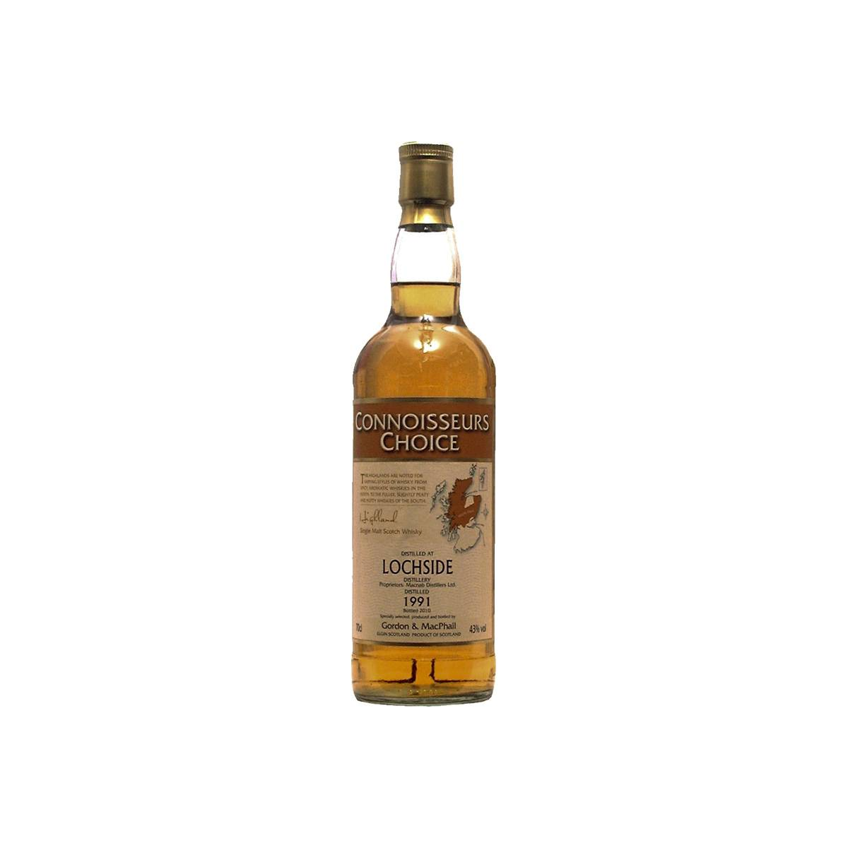 Lochside Connoisseurs Choice 1991 18 Years Single Malt Whisky