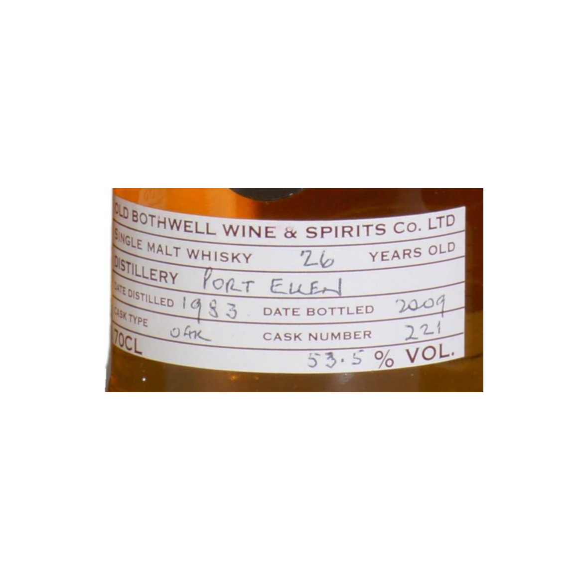 Port Ellen 1983 26 Years Single Malt Whisky 2
