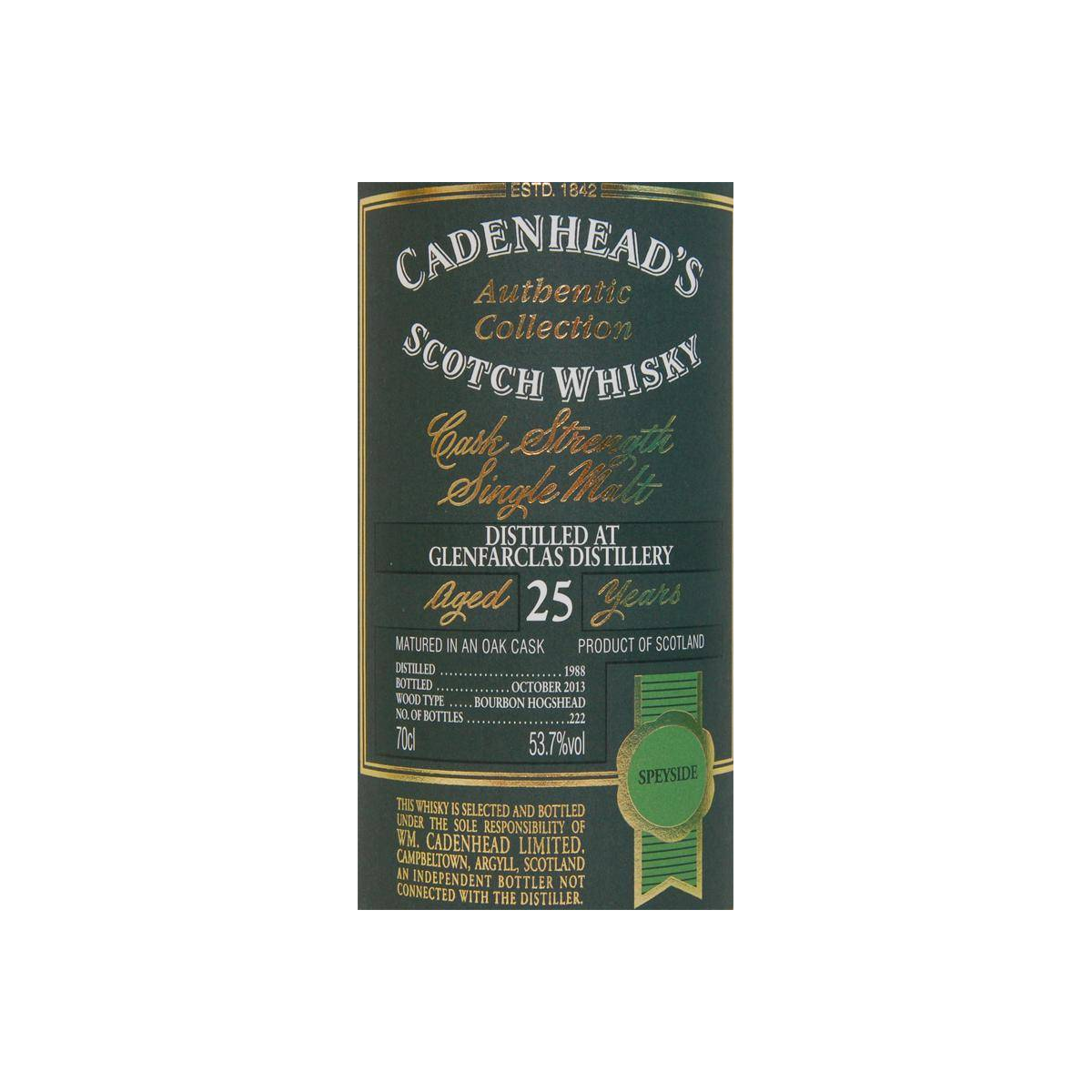 Glenfarclas Authentic Collection 1988 25 Years Single Malt Whisky 2