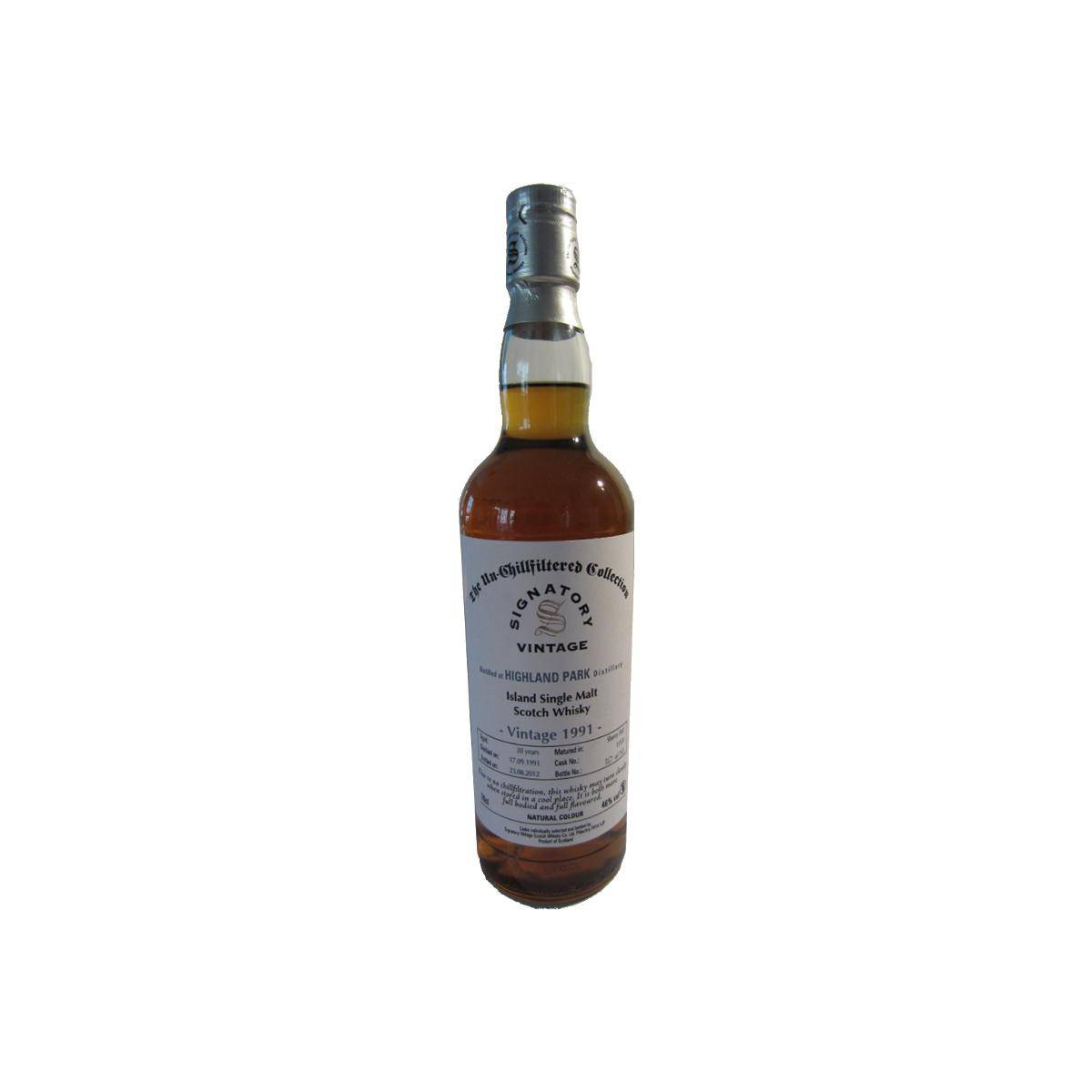 Highland Park The Un-Chillfiltered Collection 1991 20 Years Single Malt Whisky