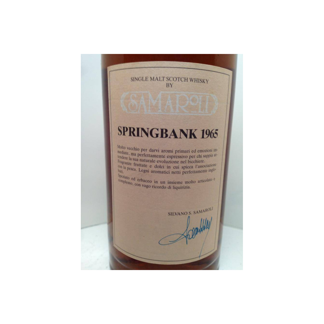 Springbank 1965 25 Years Single Malt Whisky 3