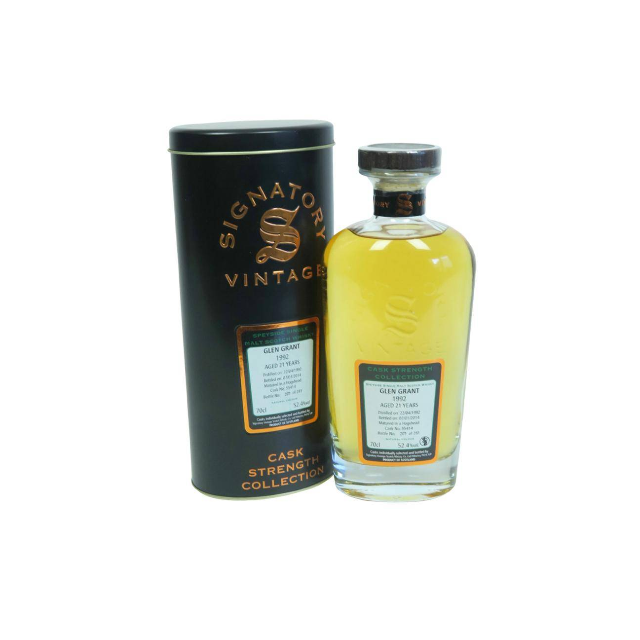 Glen Grant Cask Strength Collection 1992 21 Years Single Malt Whisky 2