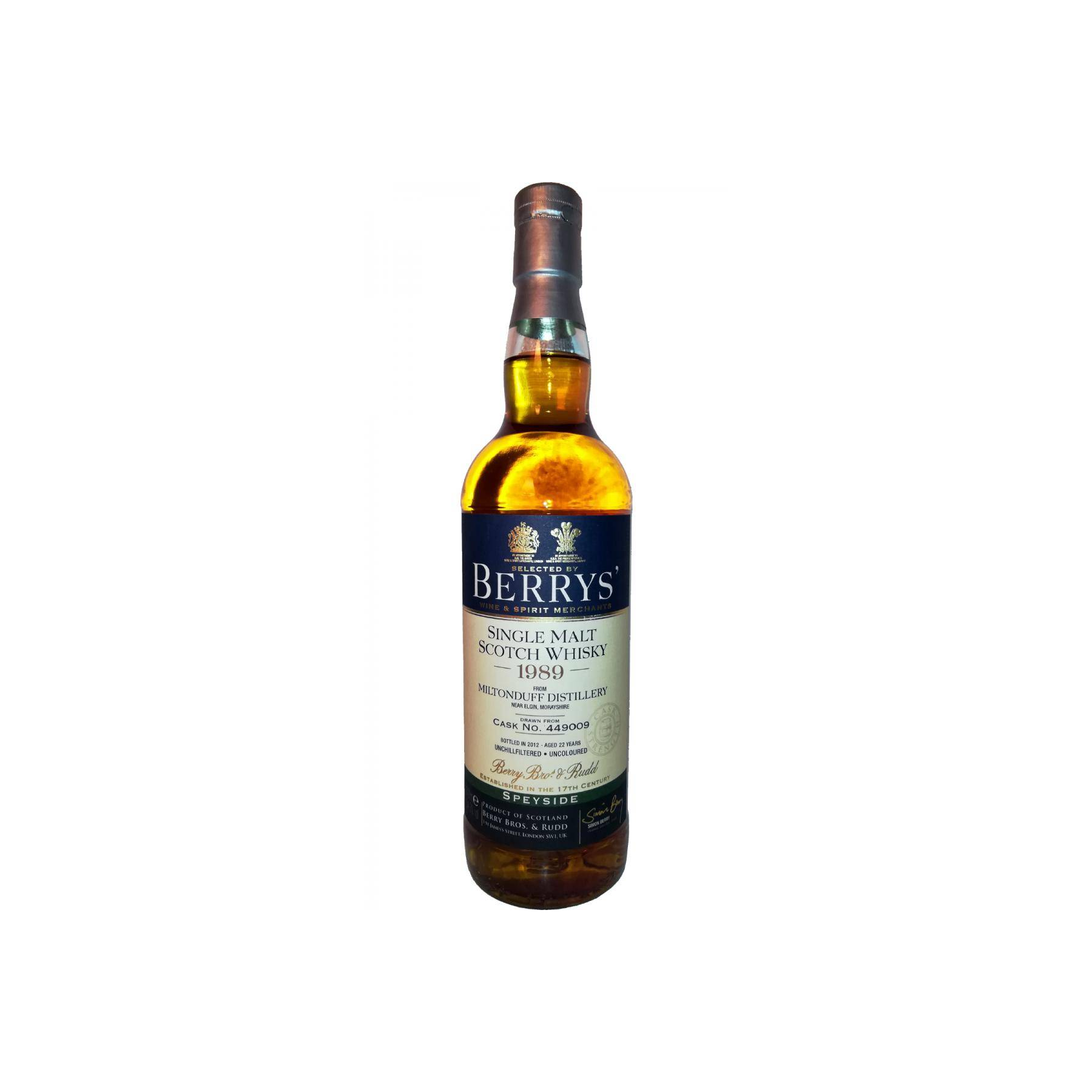 Miltonduff 1989 22 Years Single Malt Whisky