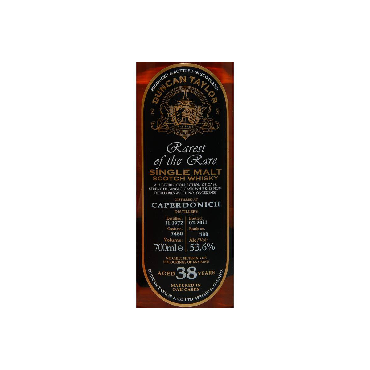 Caperdonich 1972 38 Years Single Malt Whisky 2