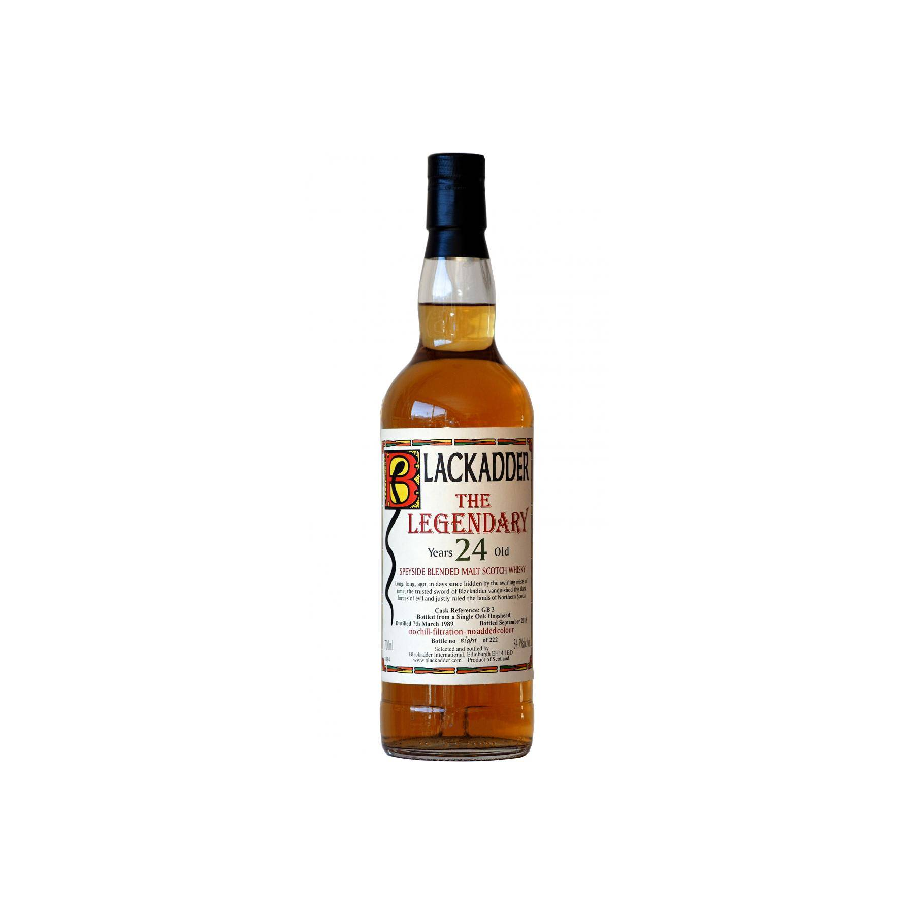 Blackadder 1989 24 Years Blended Malt Whisky 2