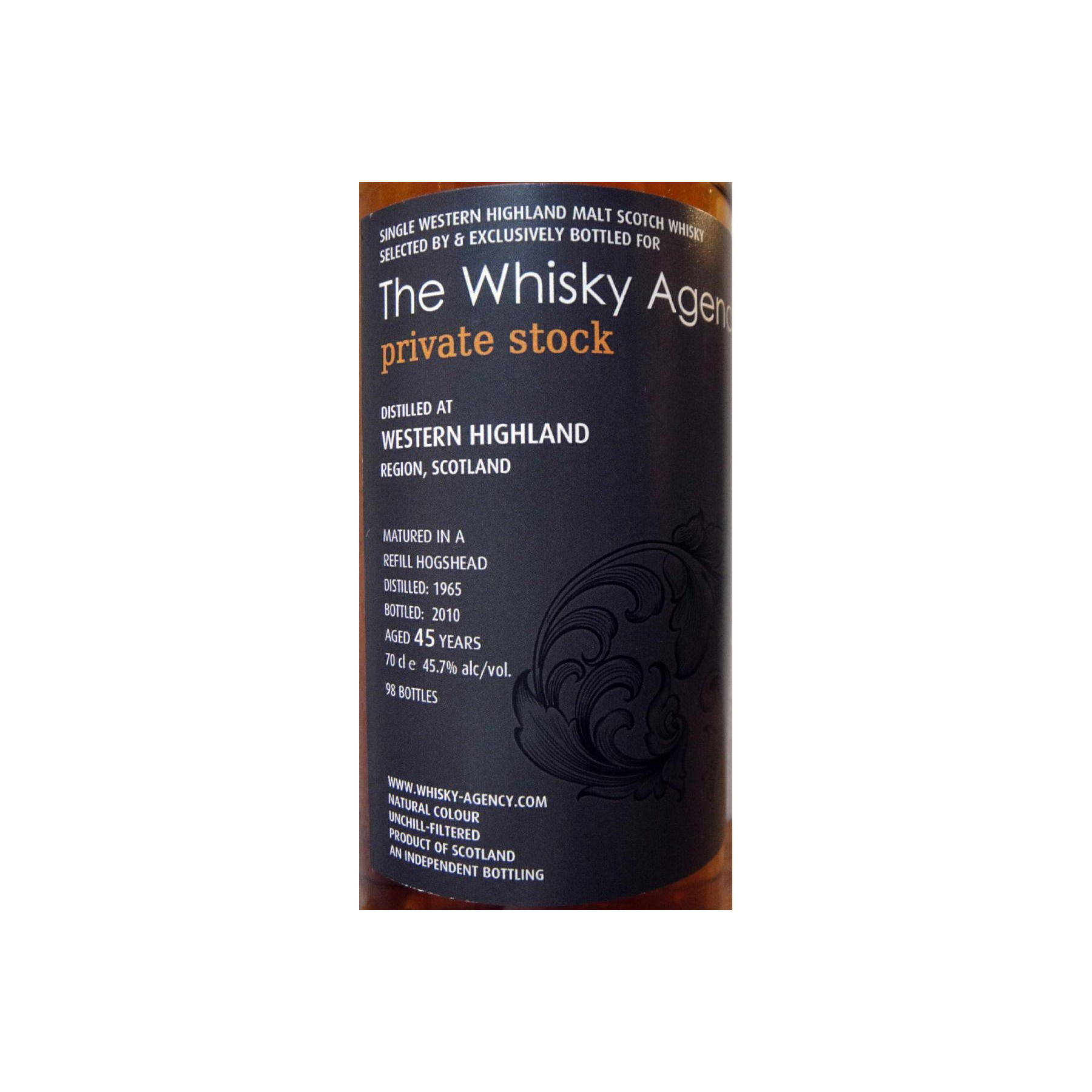 The Whisky Agency 1965 45 Years Single Malt Whisky 2