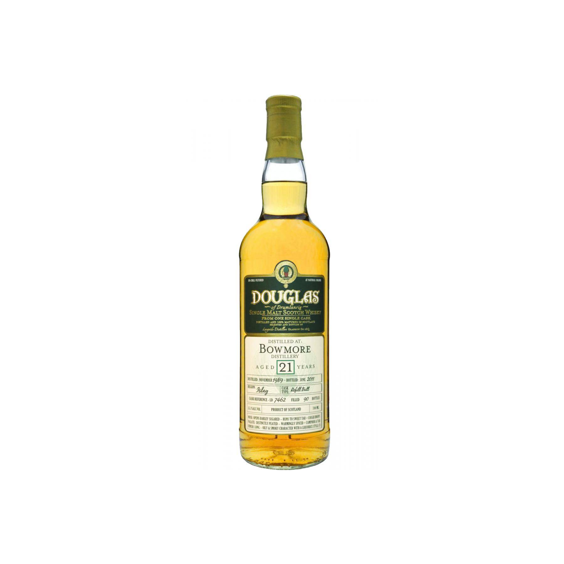 Bowmore 1989 21 Years Single Malt Whisky
