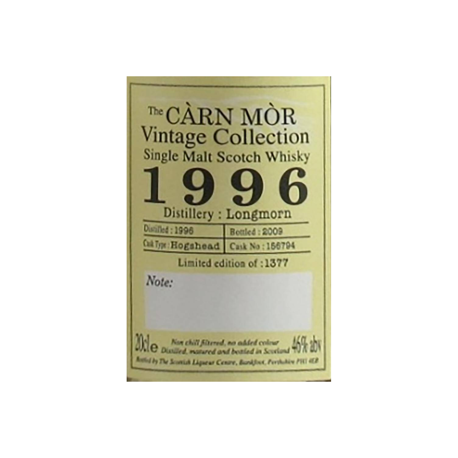 Longmorn 1996 13 Years Single Malt Whisky 3