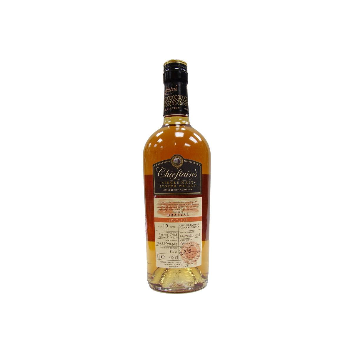 Braeval 1998 12 Years Single Malt Whisky