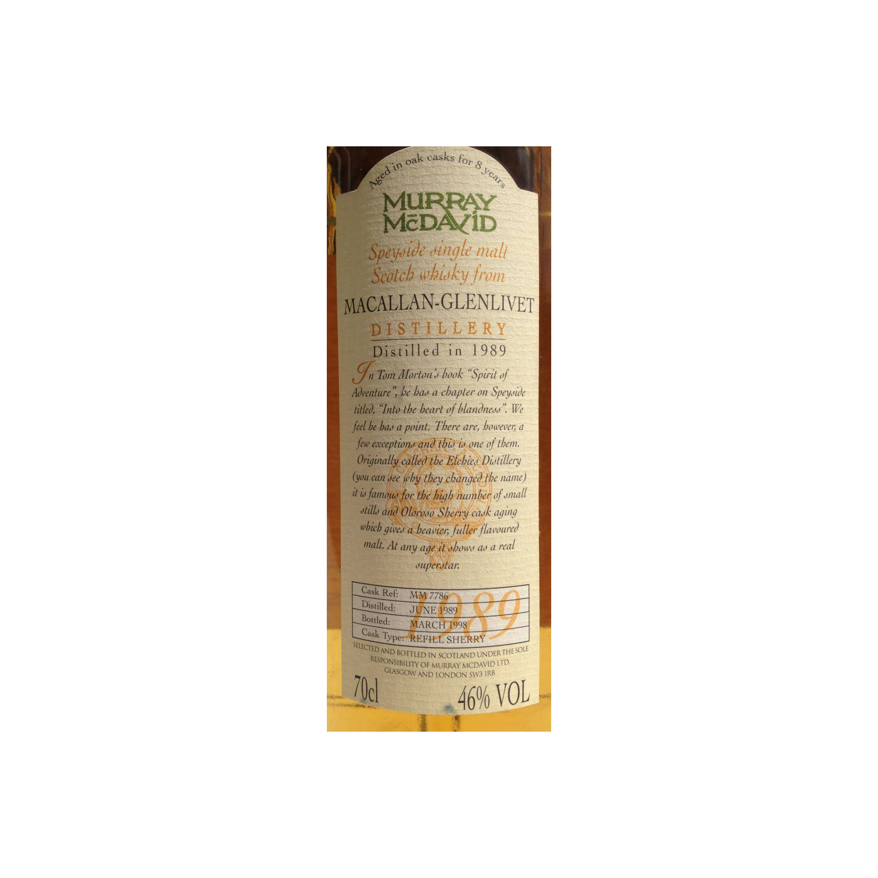 The Macallan 1989 8 Years Single Malt Whisky 2