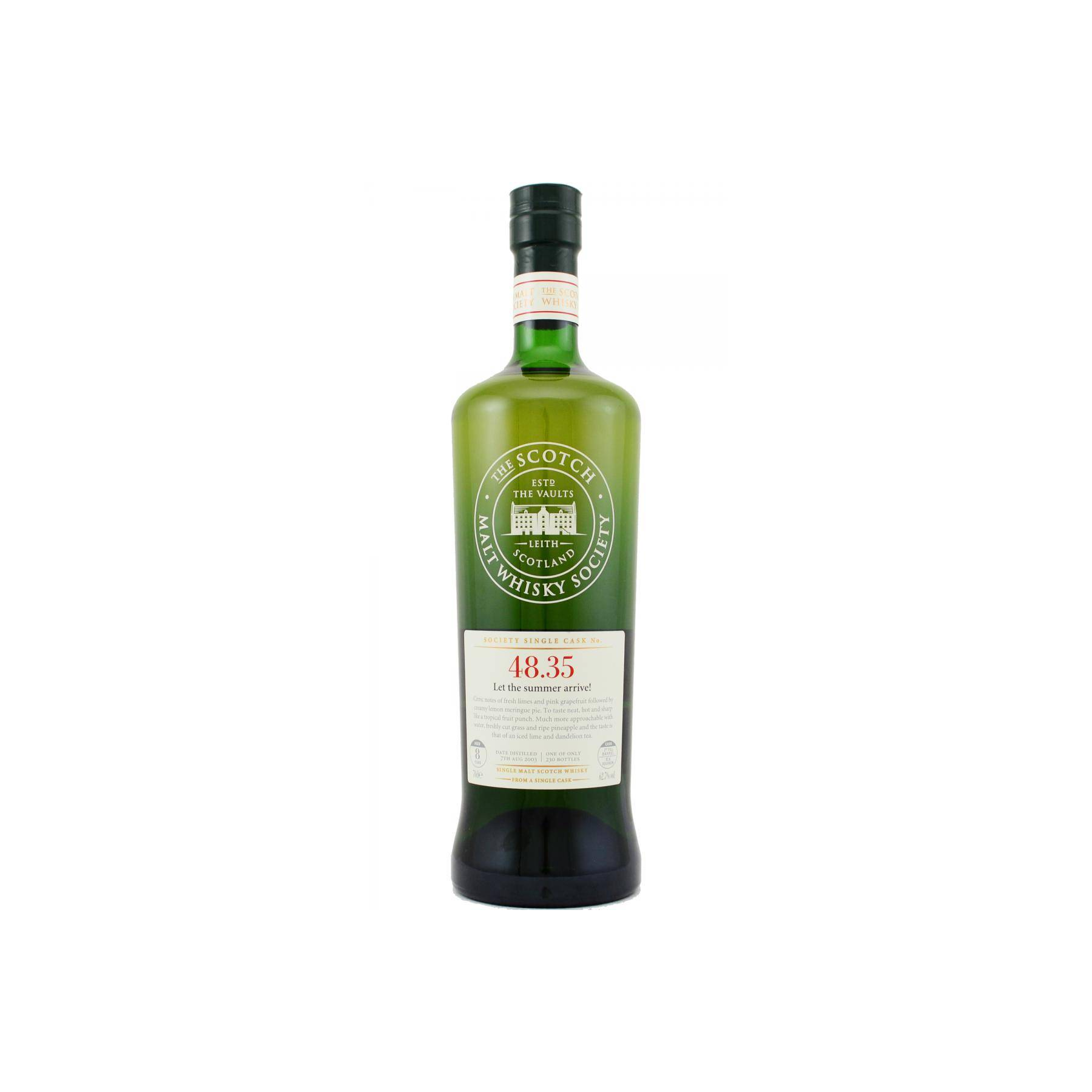 The Scotch Malt Whisky Society 2003 8 Years Single Malt Whisky
