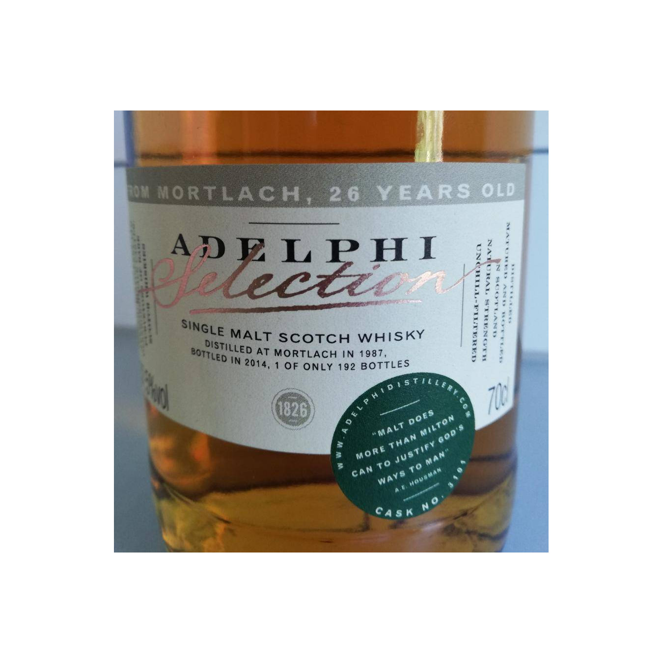 Mortlach Limited Edition 1987 26 Years Single Malt Whisky 3