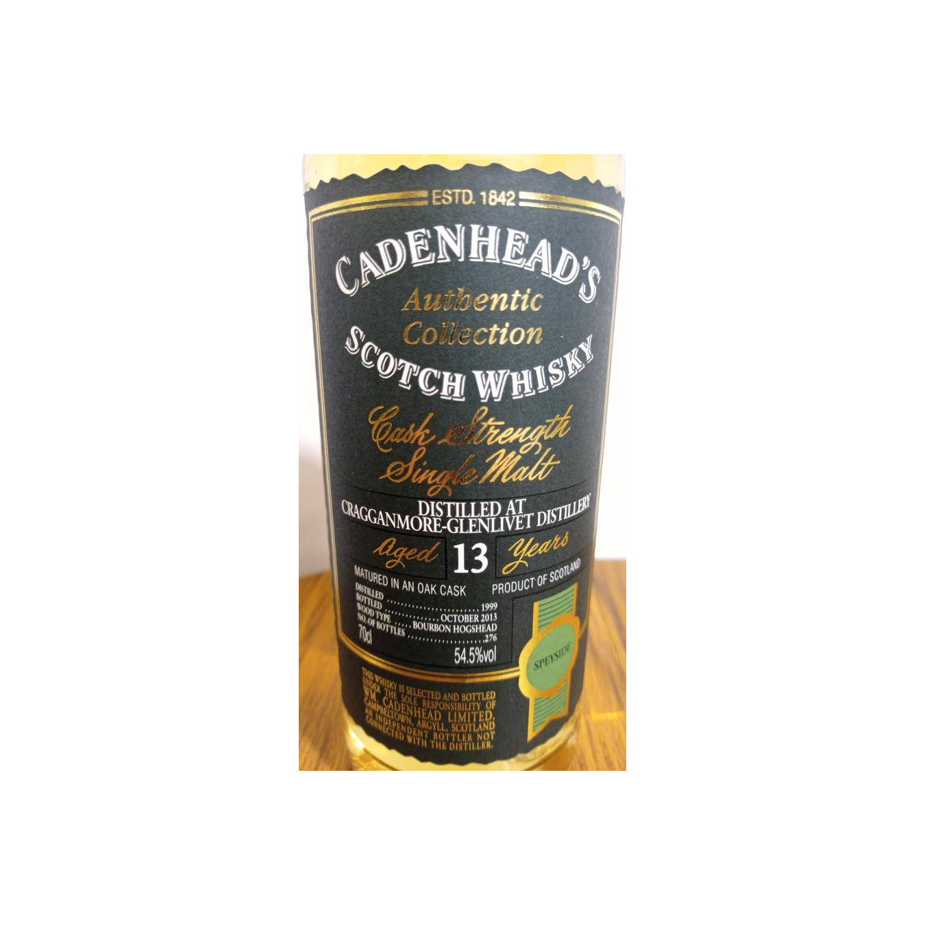 Cragganmore Authentic Collection 1999 13 Years Single Malt Whisky 2