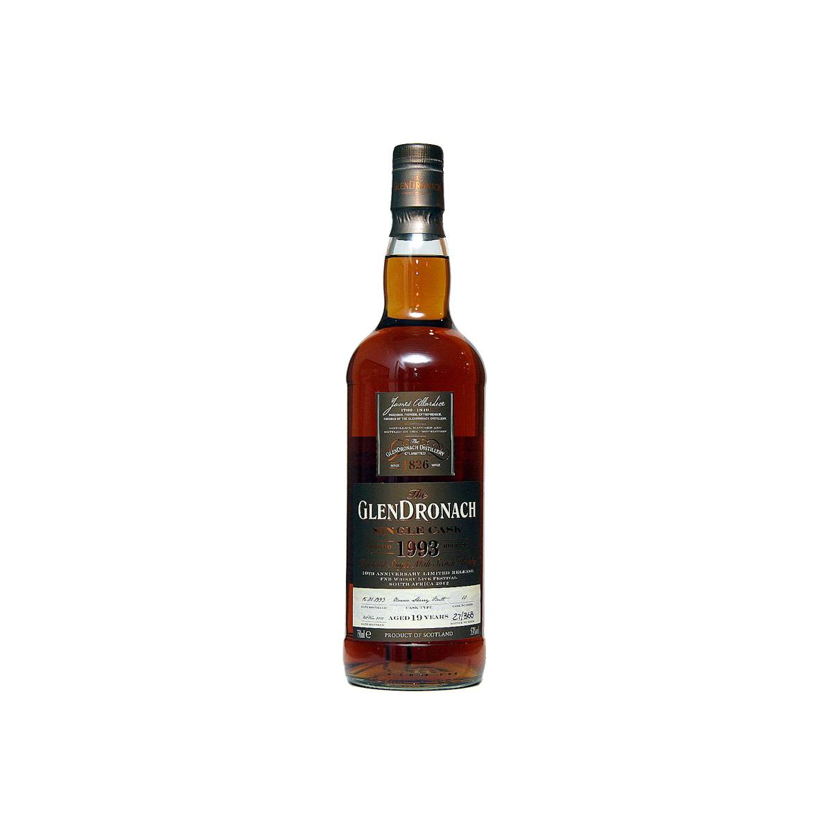 GlenDronach Single Cask 1993 19 Years Single Malt Whisky
