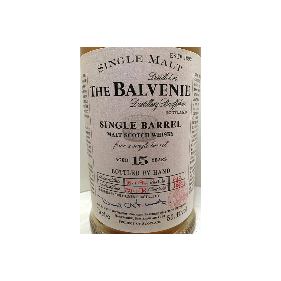 The Balvenie Single Cask 1978 15 Years Single Malt Whisky 2