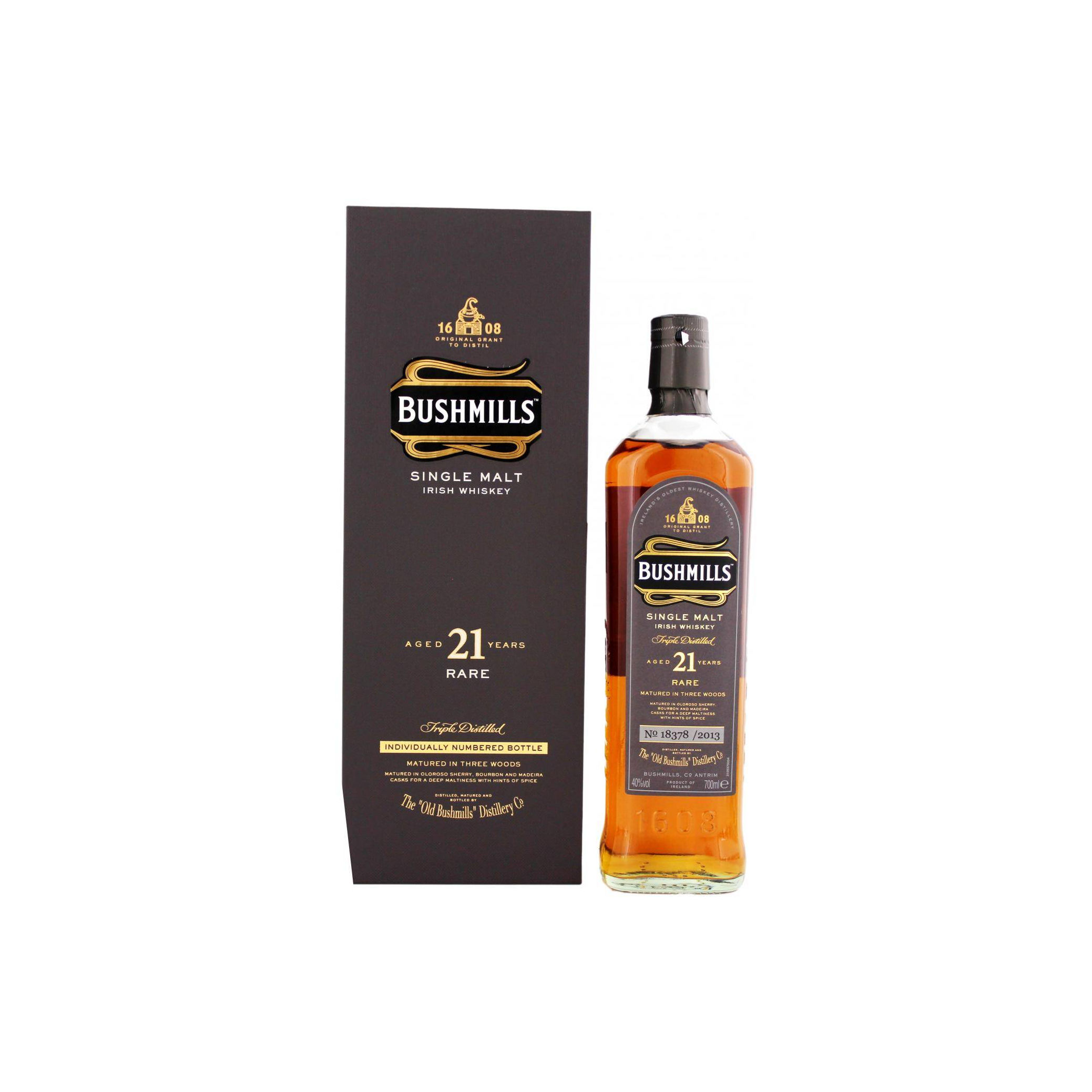 Bushmills 21 Years Single Malt Whisky 2