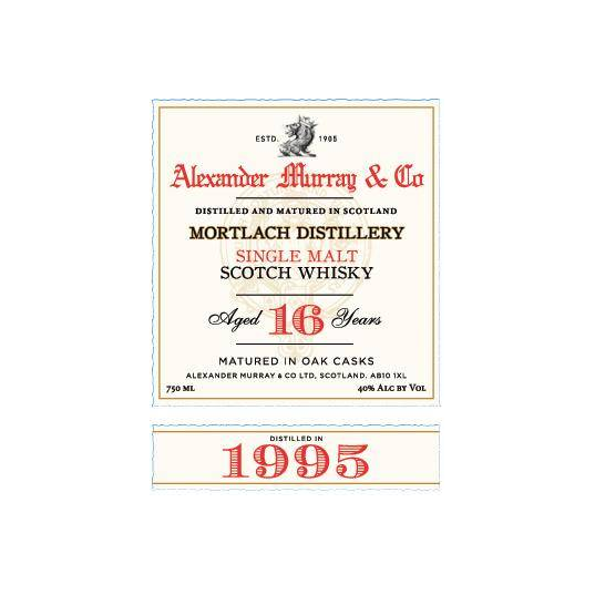 Mortlach 1995 16 Years Single Malt Whisky