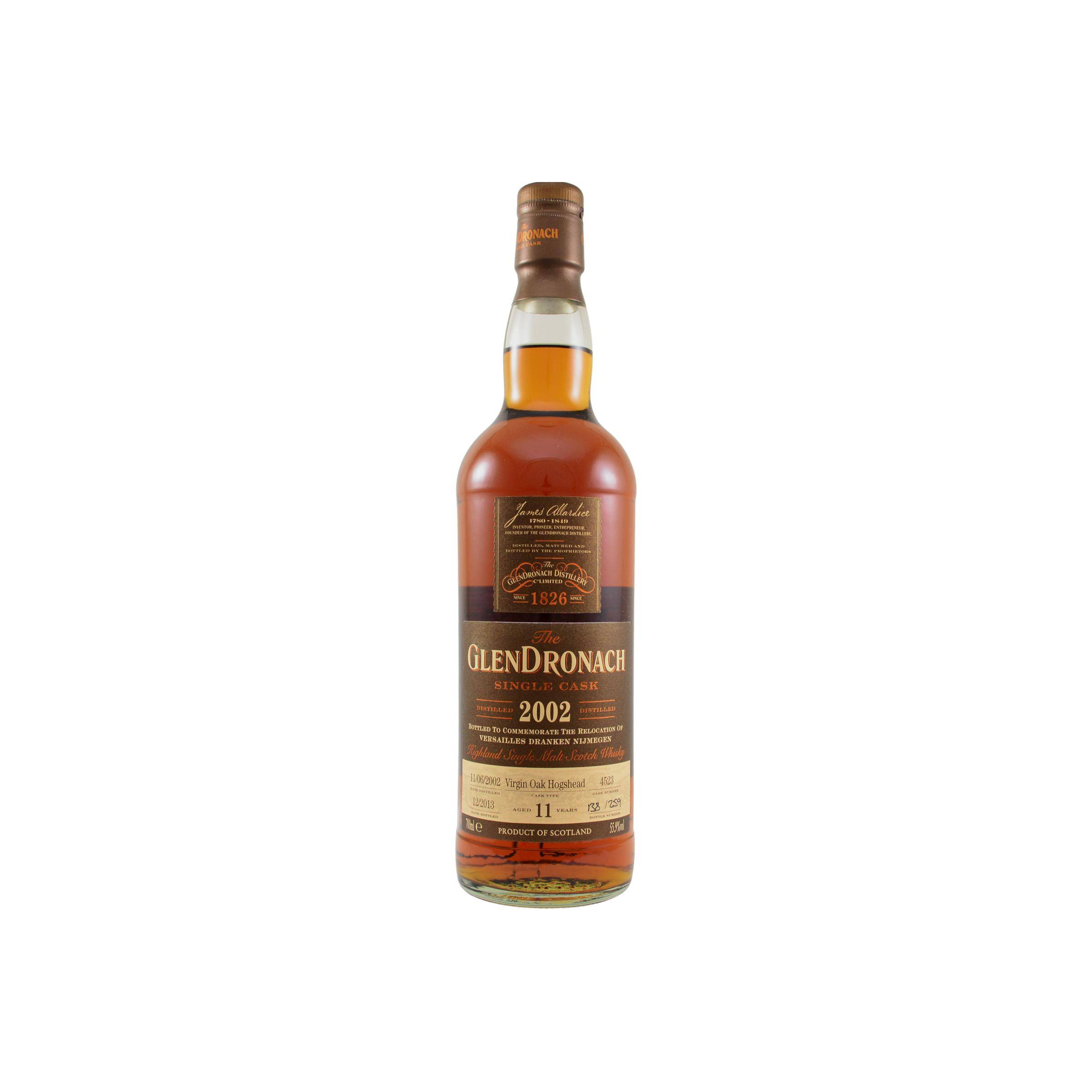 GlenDronach Single Cask 2002 11 Years Single Malt Whisky