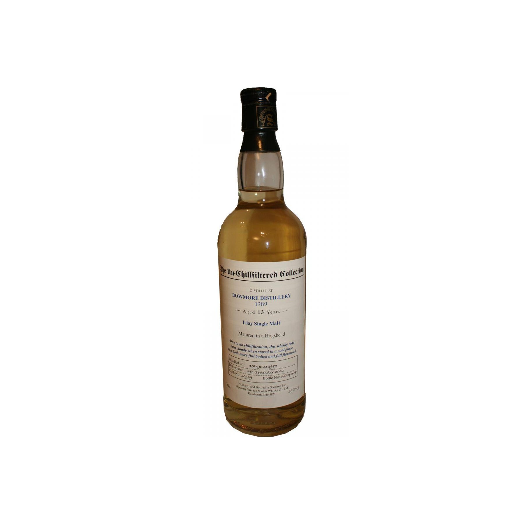 Bowmore The Un-Chillfiltered Collection 1989 13 Years Single Malt Whisky