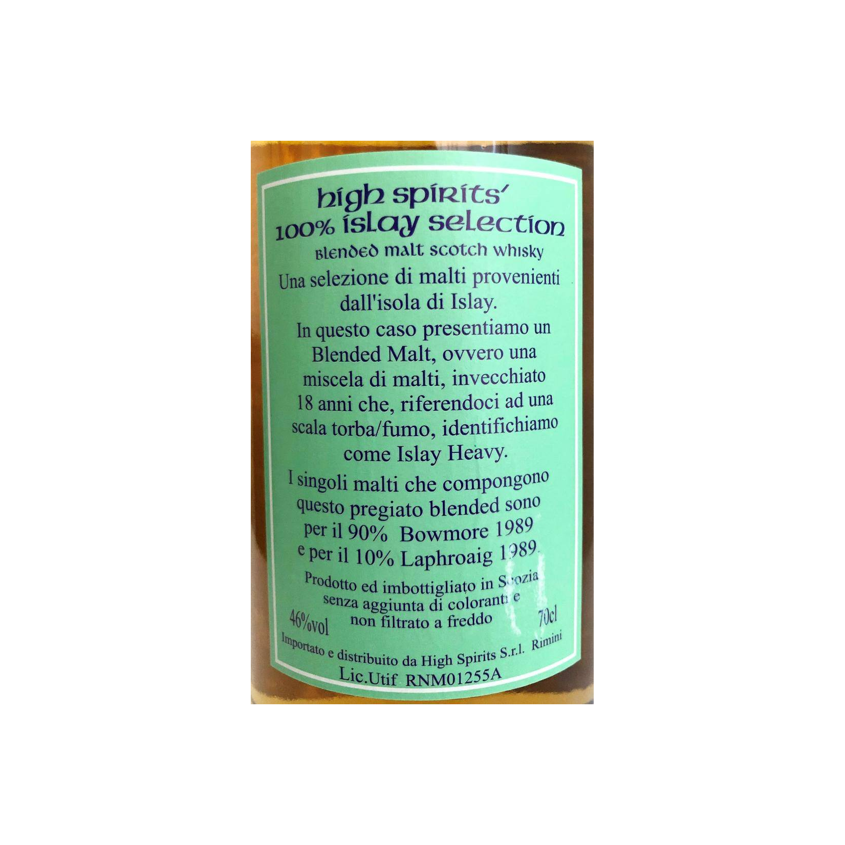 100% Islay Selection 1989 HSC 3