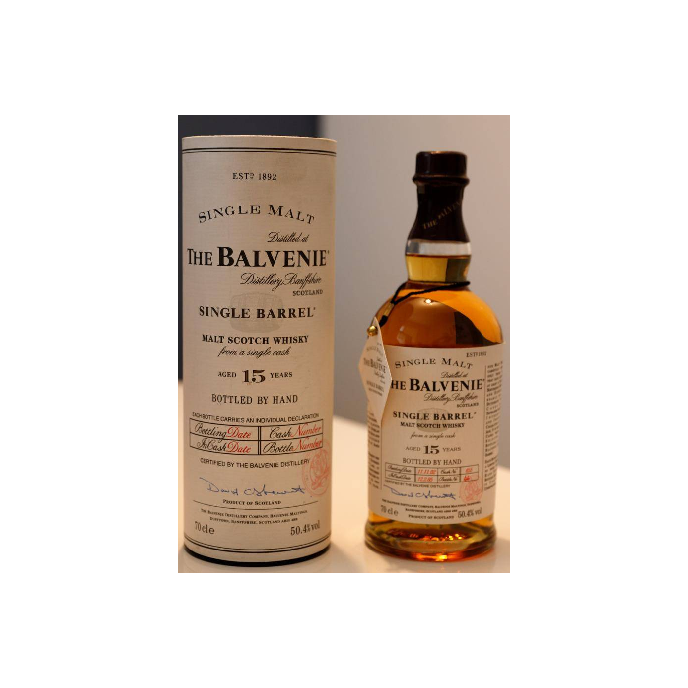 The Balvenie Single Cask 1985 15 Years Single Malt Whisky 2