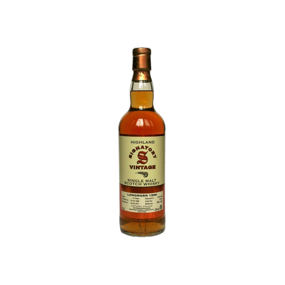 Longmorn Vintage Collection 1996 15 Years Single Malt Whisky