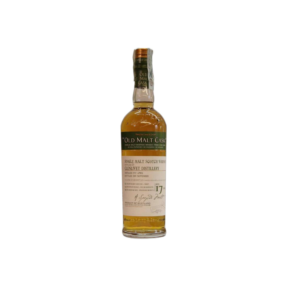The Glenlivet Old Malt Cask 1992 17 Years Single Malt Whisky