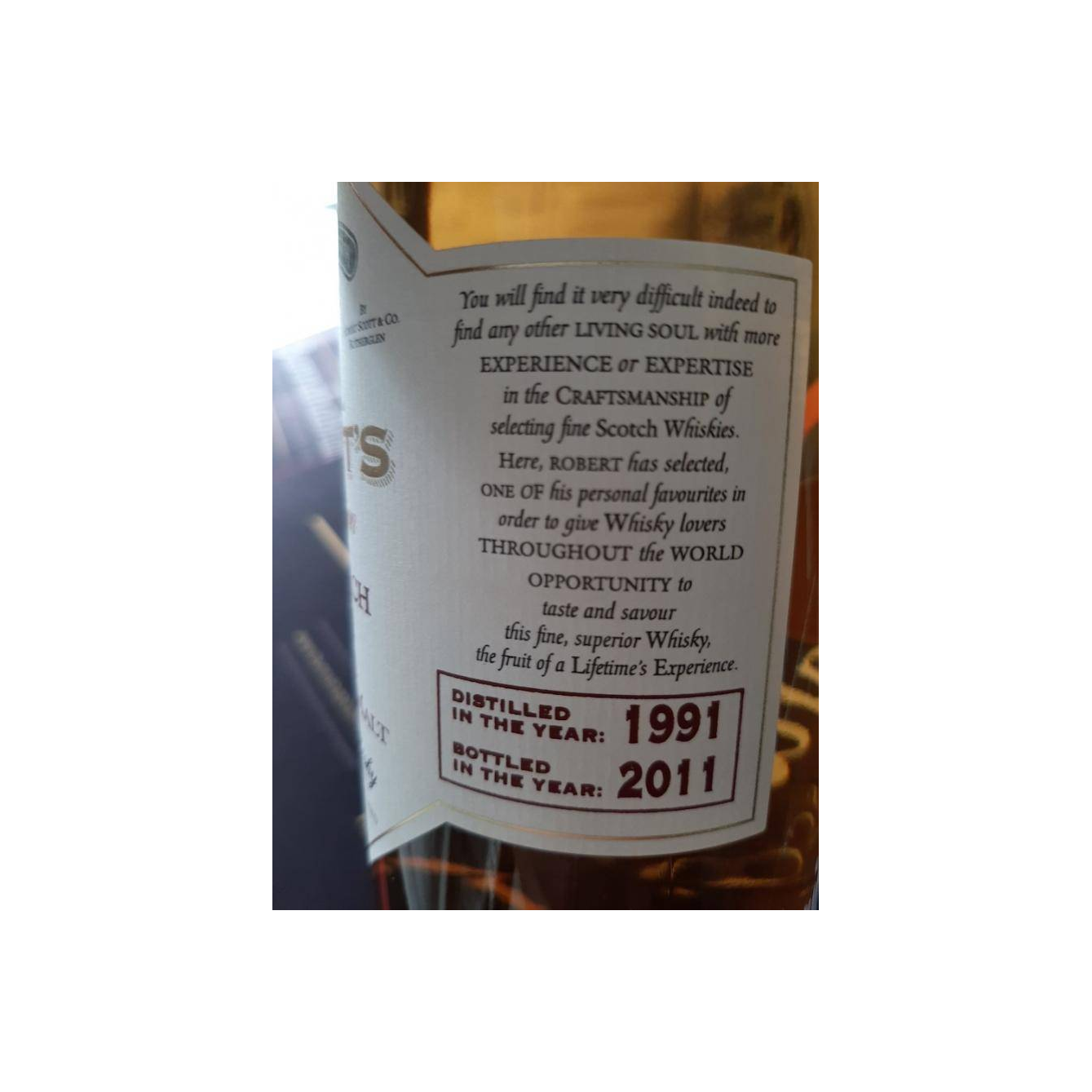 BenRiach 1991 20 Years Single Malt Whisky 3