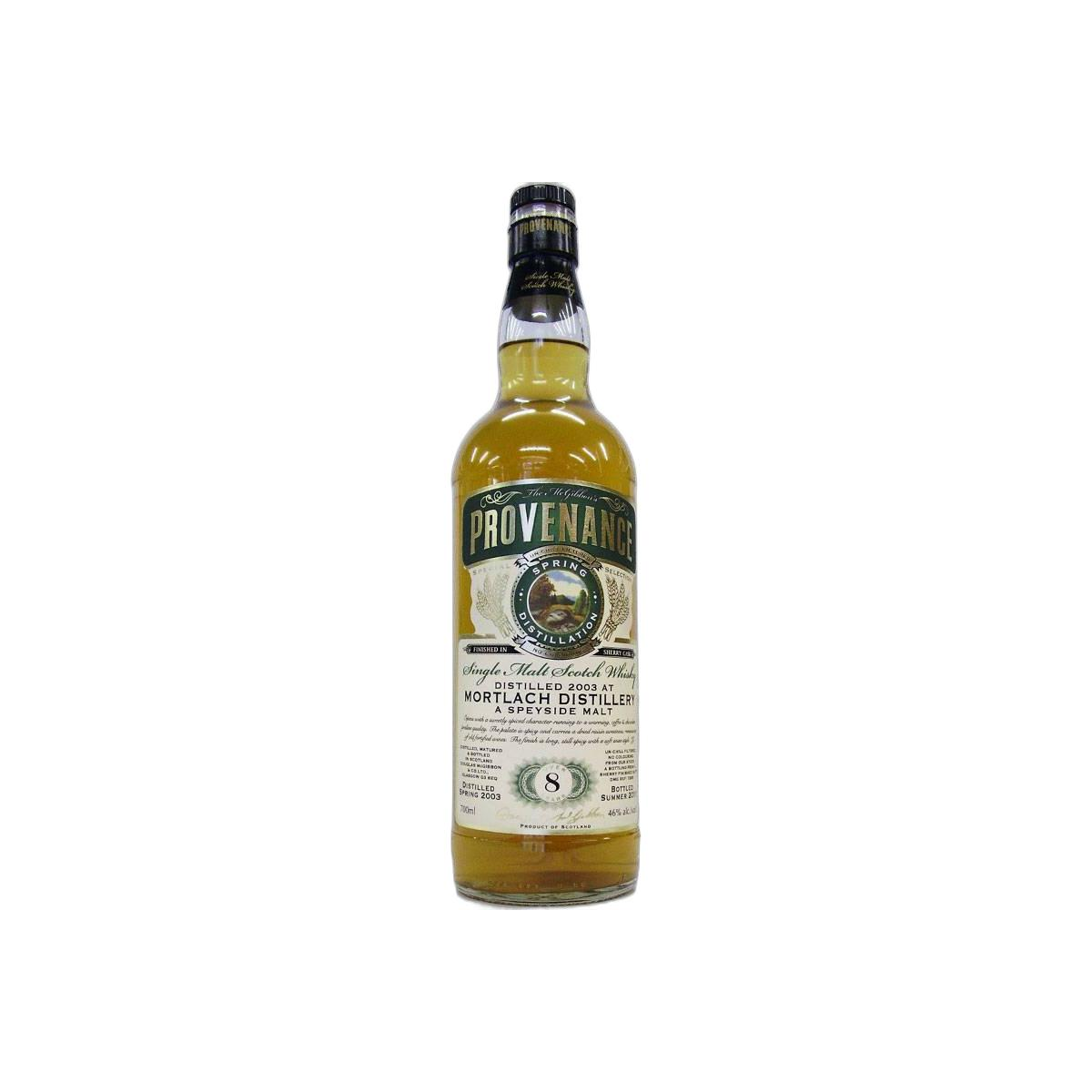 Mortlach McGibbon's Provenance 2003 8 Years Single Malt Whisky