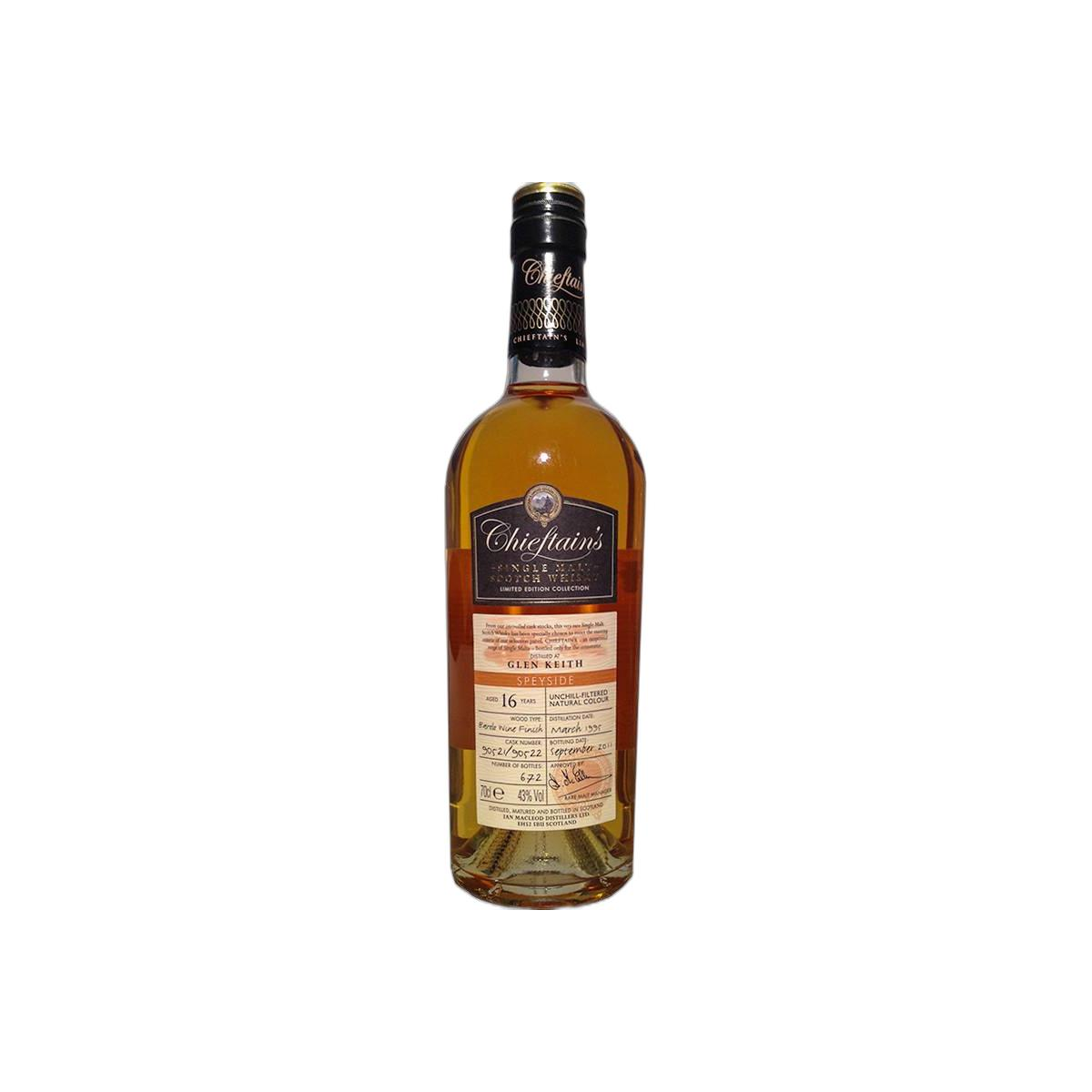 Glen Keith 1995 16 Years Single Malt Whisky