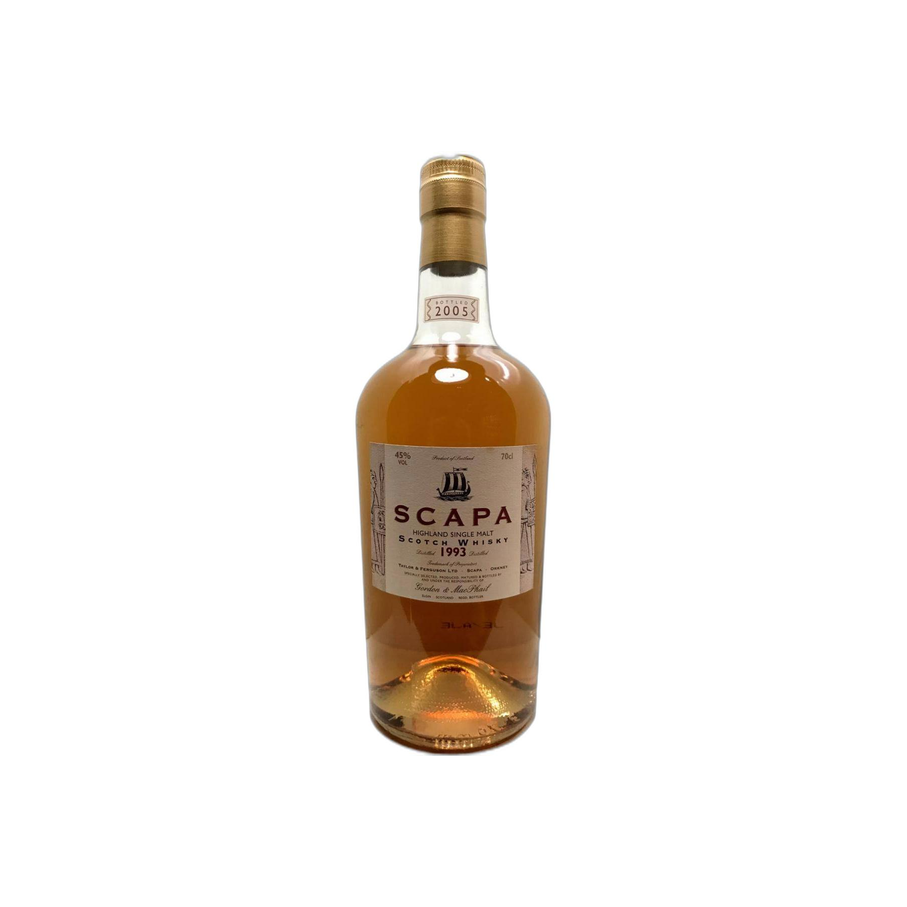 Scapa Licensed Bottling 1993 12 Years Single Malt Whisky