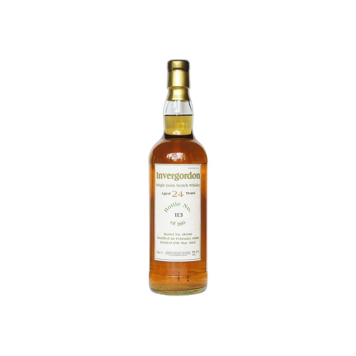 Invergordon 1988 24 Years Single Grain Whisky
