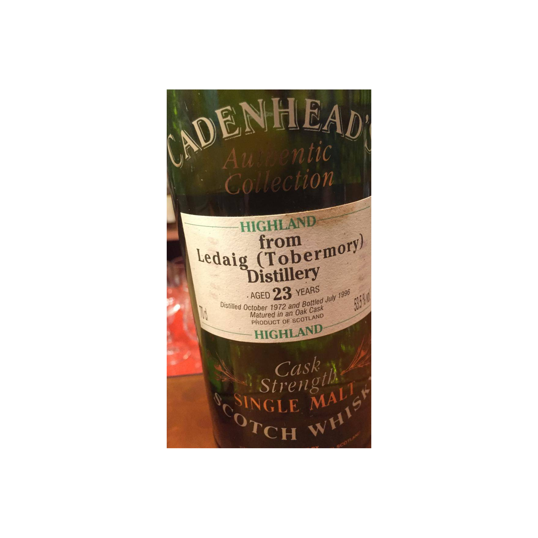 Tobermory Authentic Collection 1972 23 Years Single Malt Whisky