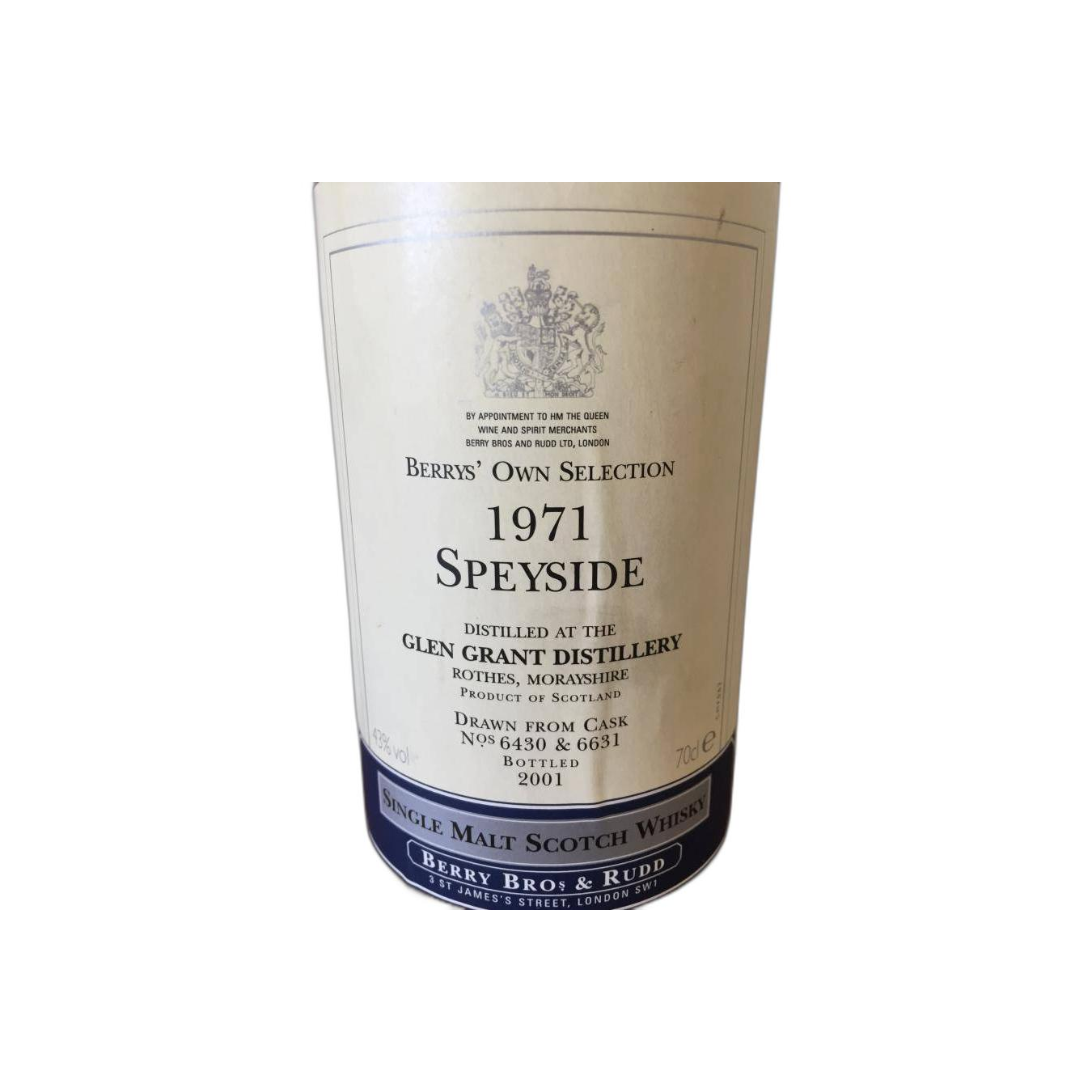 Glen Grant 1971 30 Years Single Malt Whisky