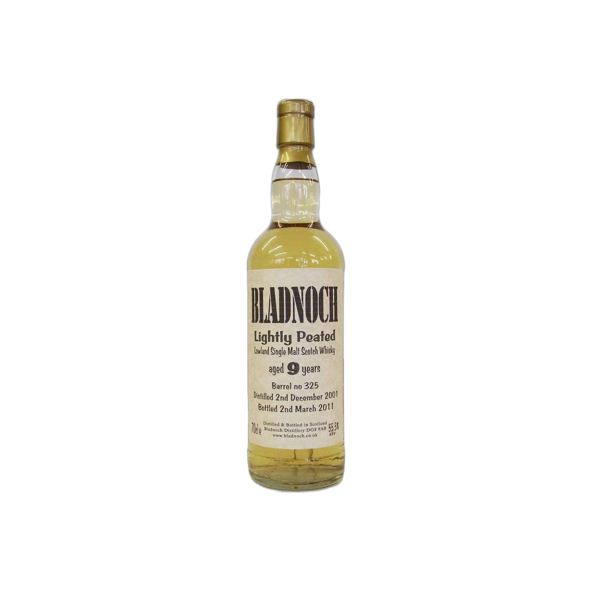 Bladnoch 2001 9 Years Single Malt Whisky