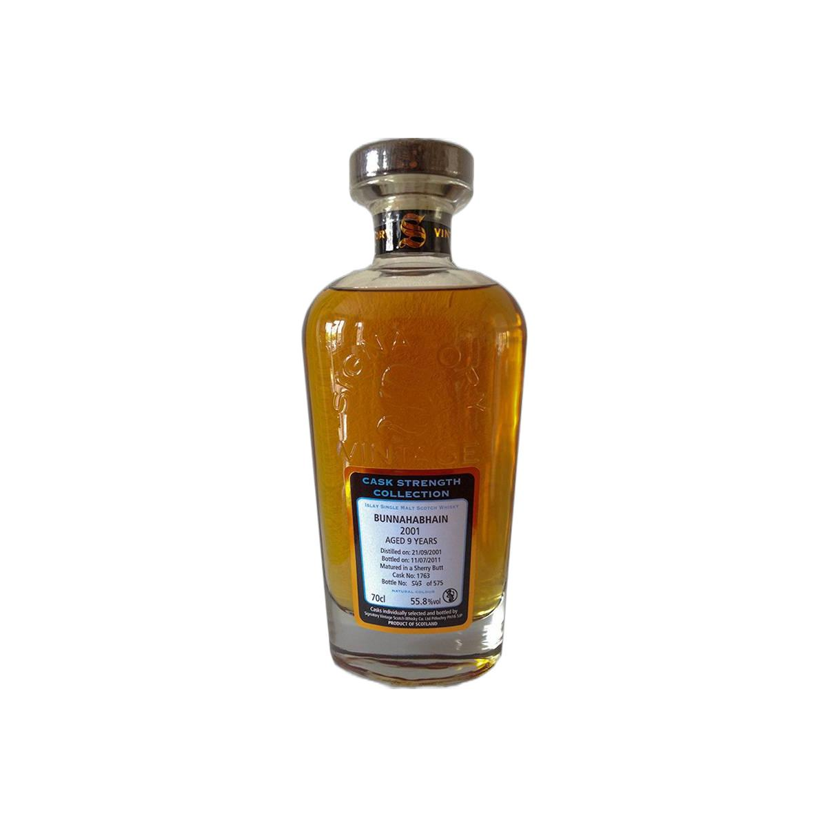 Bunnahabhain Cask Strength Collection 2001 9 Years Single Malt Whisky