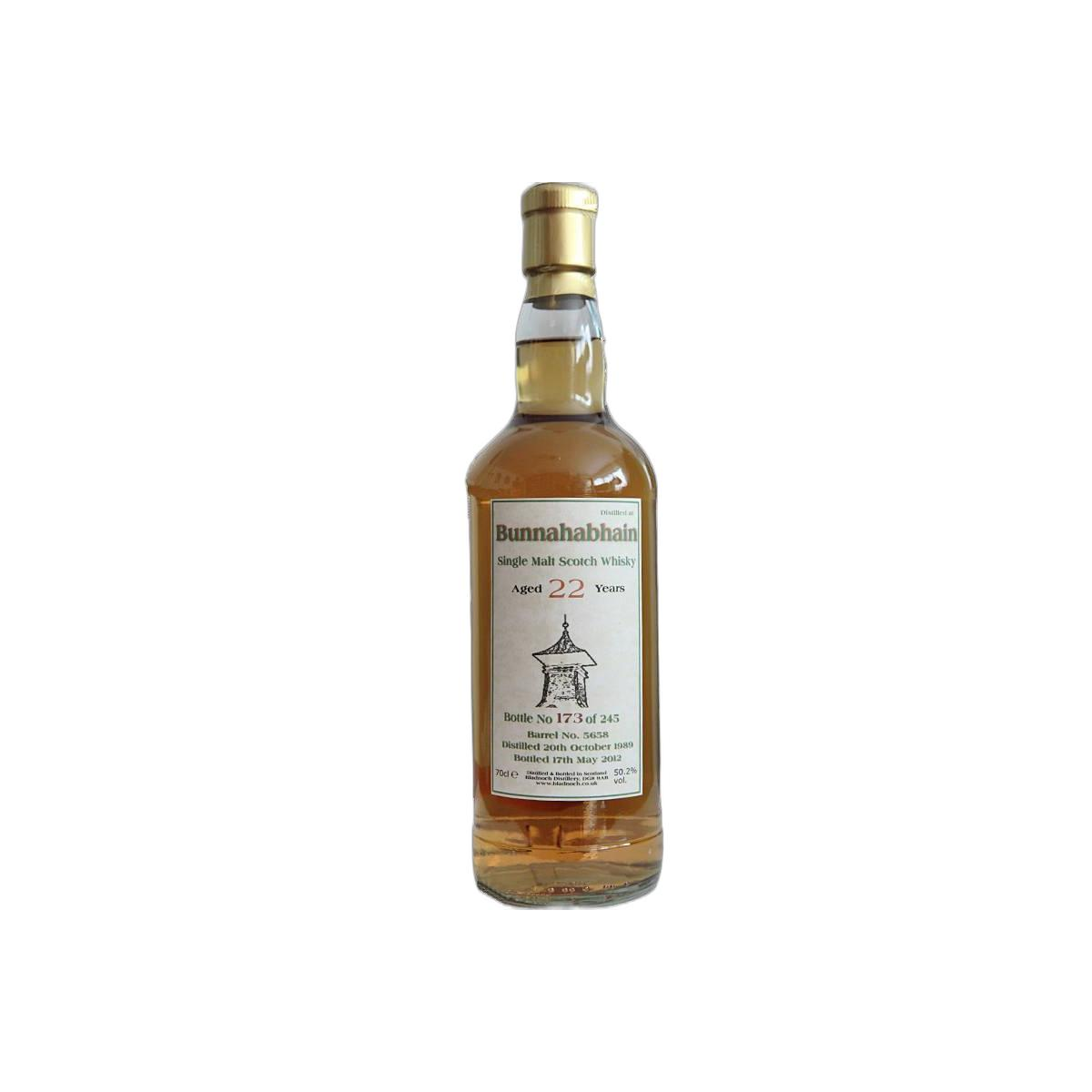 Bunnahabhain 1989 22 Years Single Malt Whisky