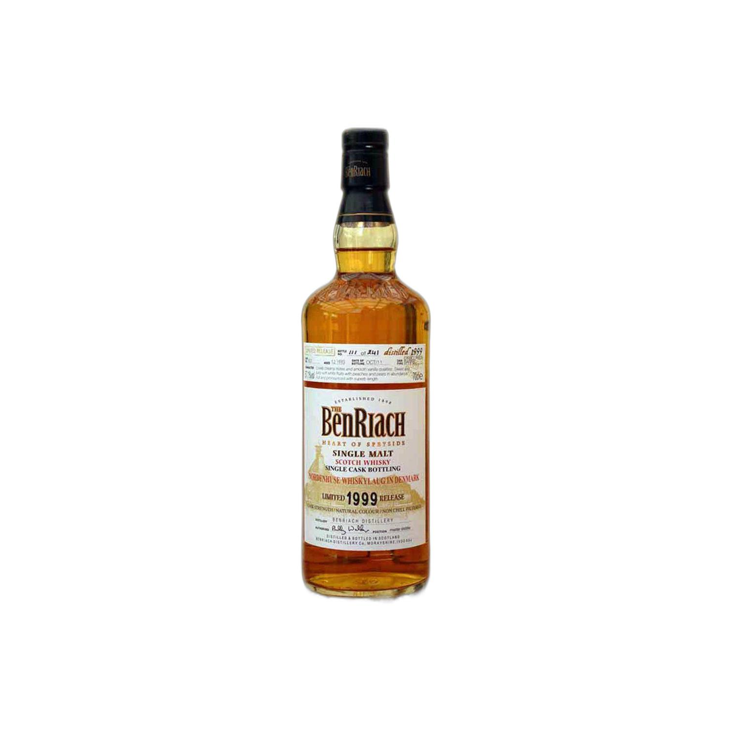 BenRiach Individual Cask Bottling 1999 12 Years Single Malt Whisky