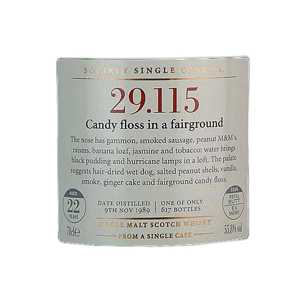 The Scotch Malt Whisky Society 1989 22 Years Single Malt Whisky 3