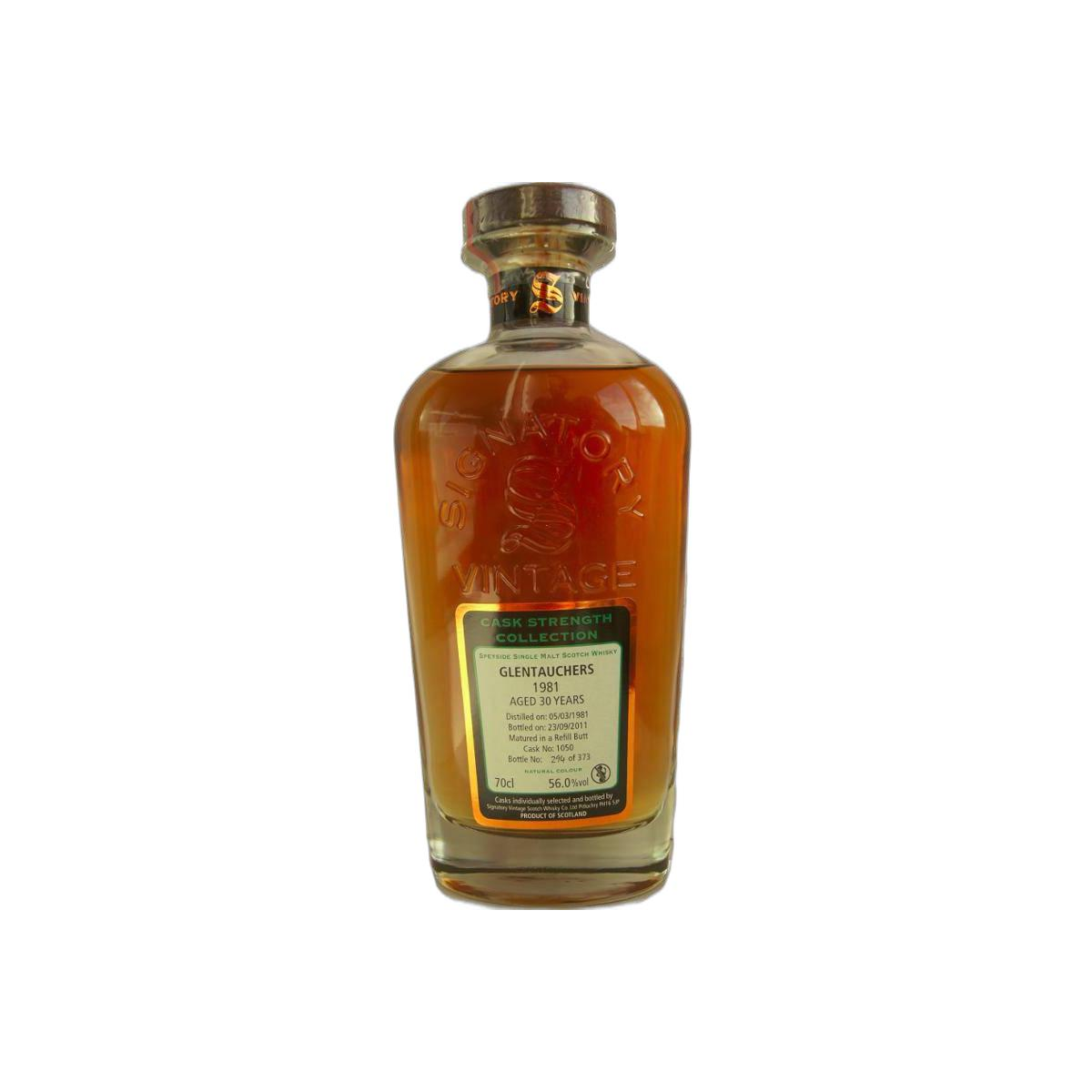 Glentauchers Cask Strength Collection 1981 30 Years Single Malt Whisky