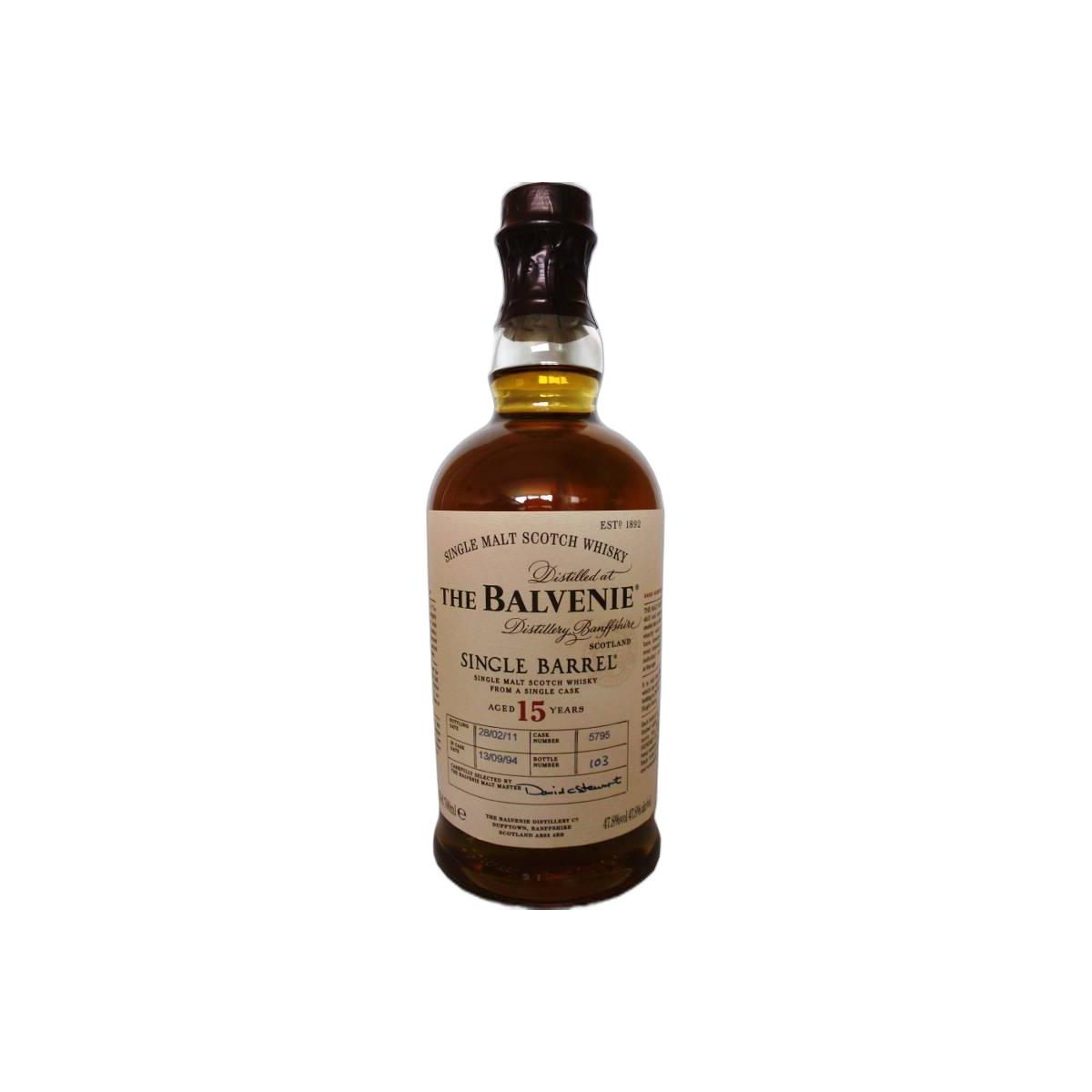 The Balvenie Single Cask 1994 15 Years Single Malt Whisky