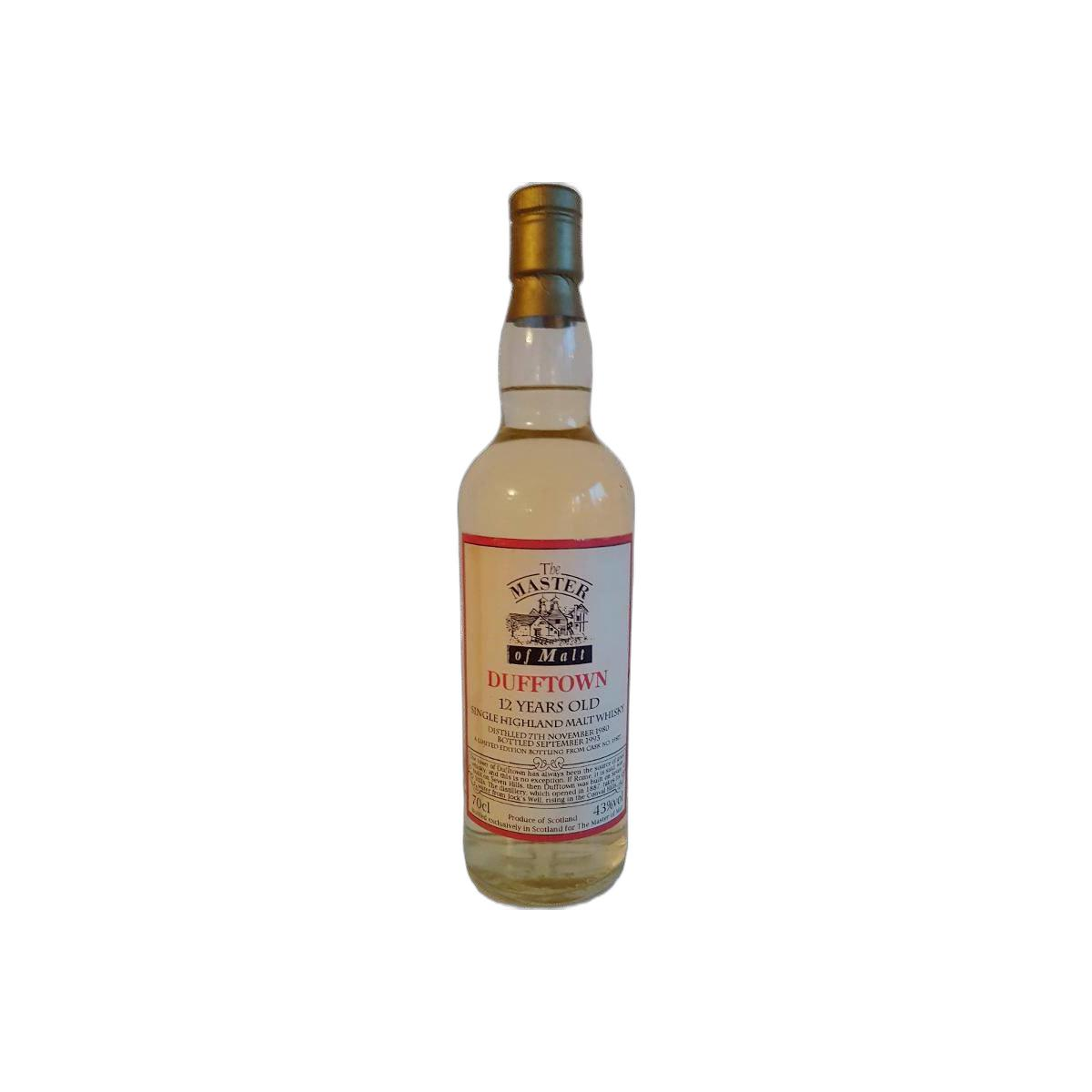 Dufftown 1980 12 Years Single Malt Whisky