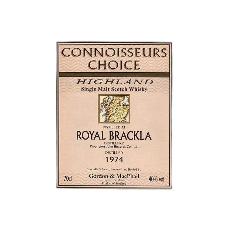 Royal Brackla Connoisseurs Choice 1974 23 Years Single Malt Whisky