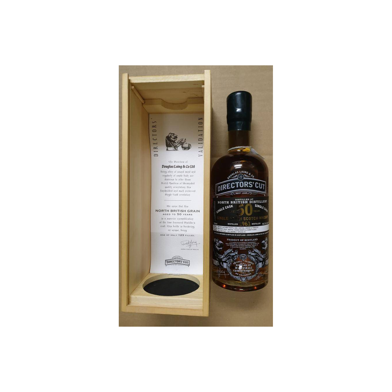 North British 1961 50 Years Single Grain Whisky 3