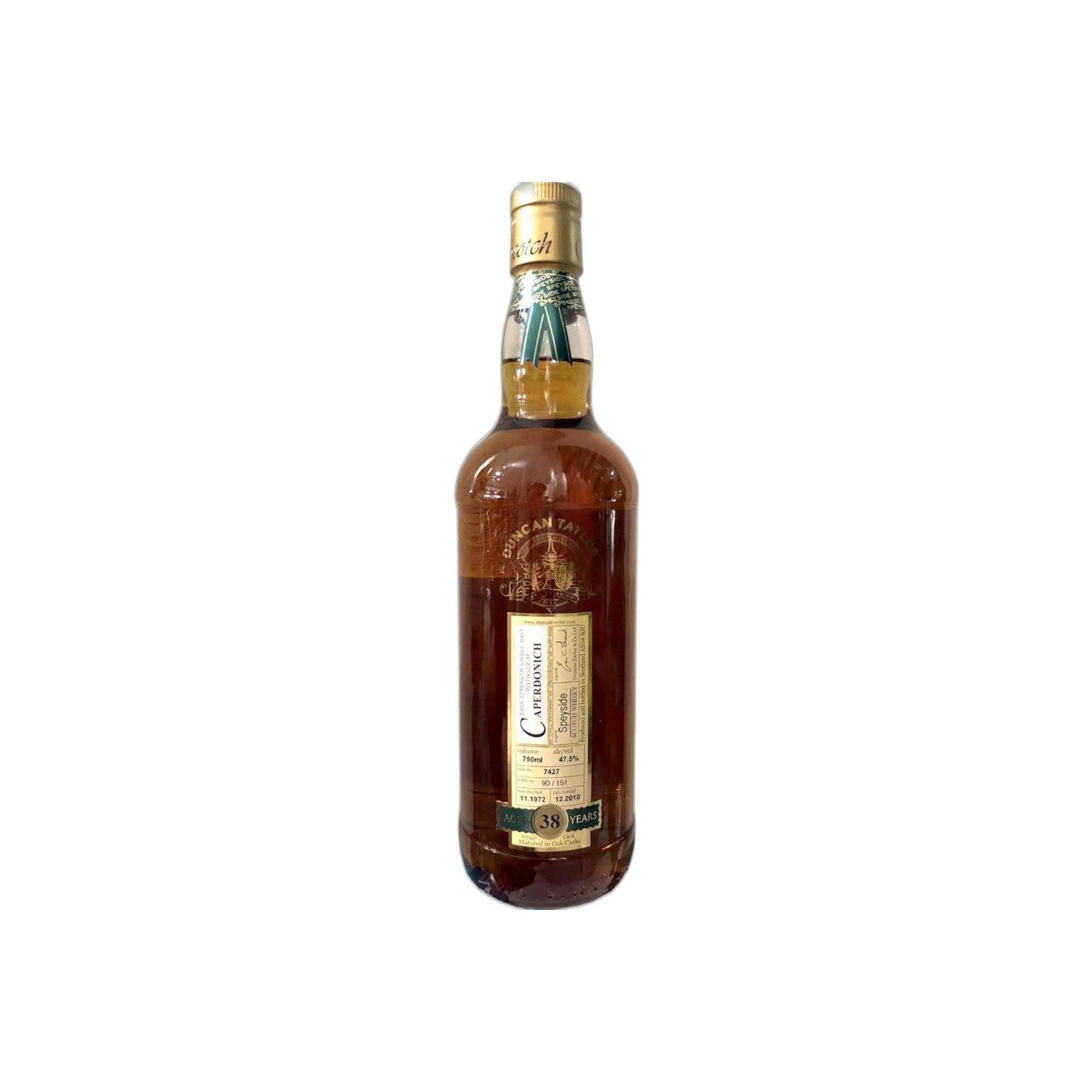 Caperdonich Rare Auld 1972 38 Years Single Malt Whisky