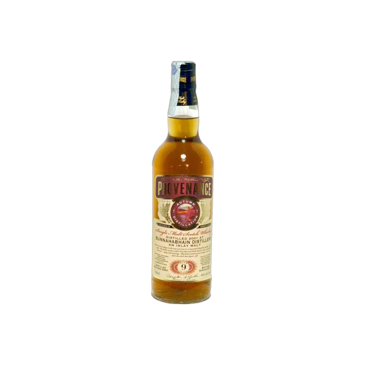 Bunnahabhain McGibbon's Provenance 2001 9 Years Single Malt Whisky
